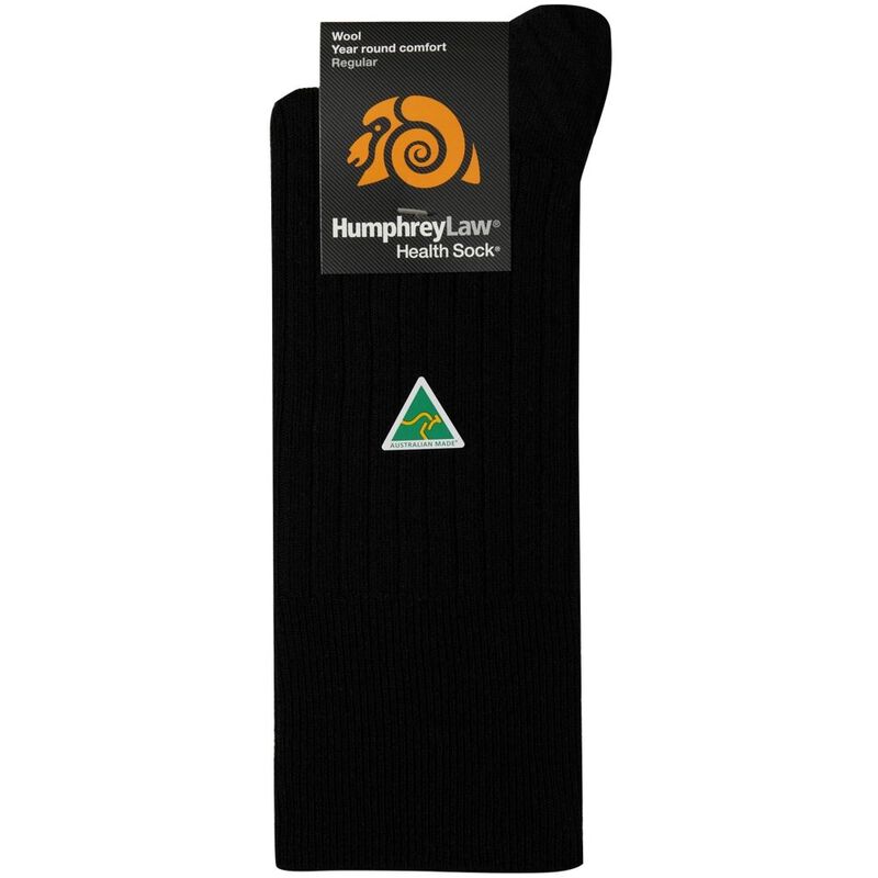Humphrey Law Pure Wool No Tight Elastic Health Socks image number 4